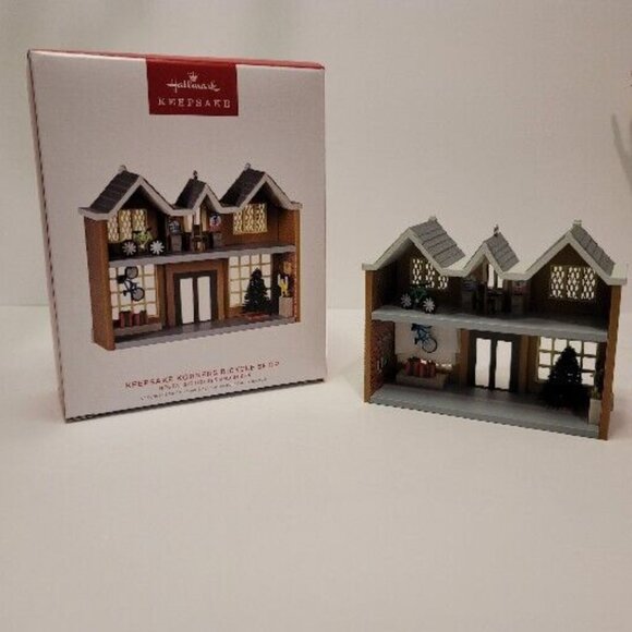 2022 Hallmark Christmas Ornament Keepsake Korners Bicycle Shop #39 Nostalgic - Picture 7 of 12